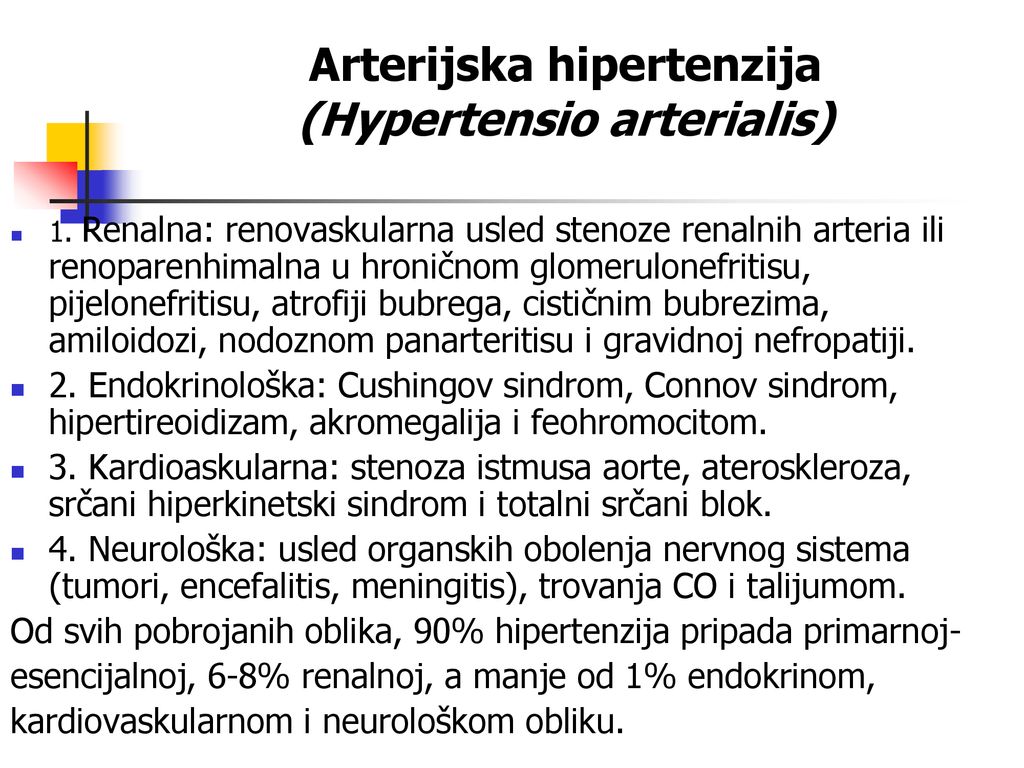 hipertenzija, renalna ciste po